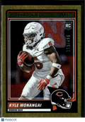 Kyle Monangai 2025 Score GOLD Rookie RC 113/499 Chicago Bears