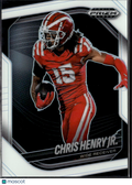 Chris Henry Jr. 2025 Prizm Black White Prizm Rookie RC 106/175 Ohio State