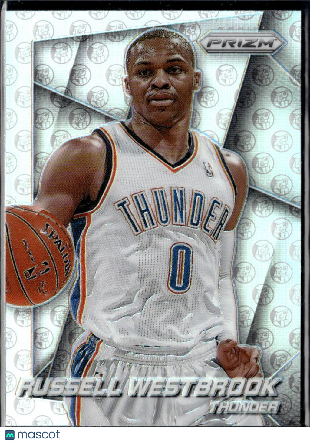 Russell Westbrook 2014-15 Prizm Panini Logo Prizm SSP Oklahoma City Thunder