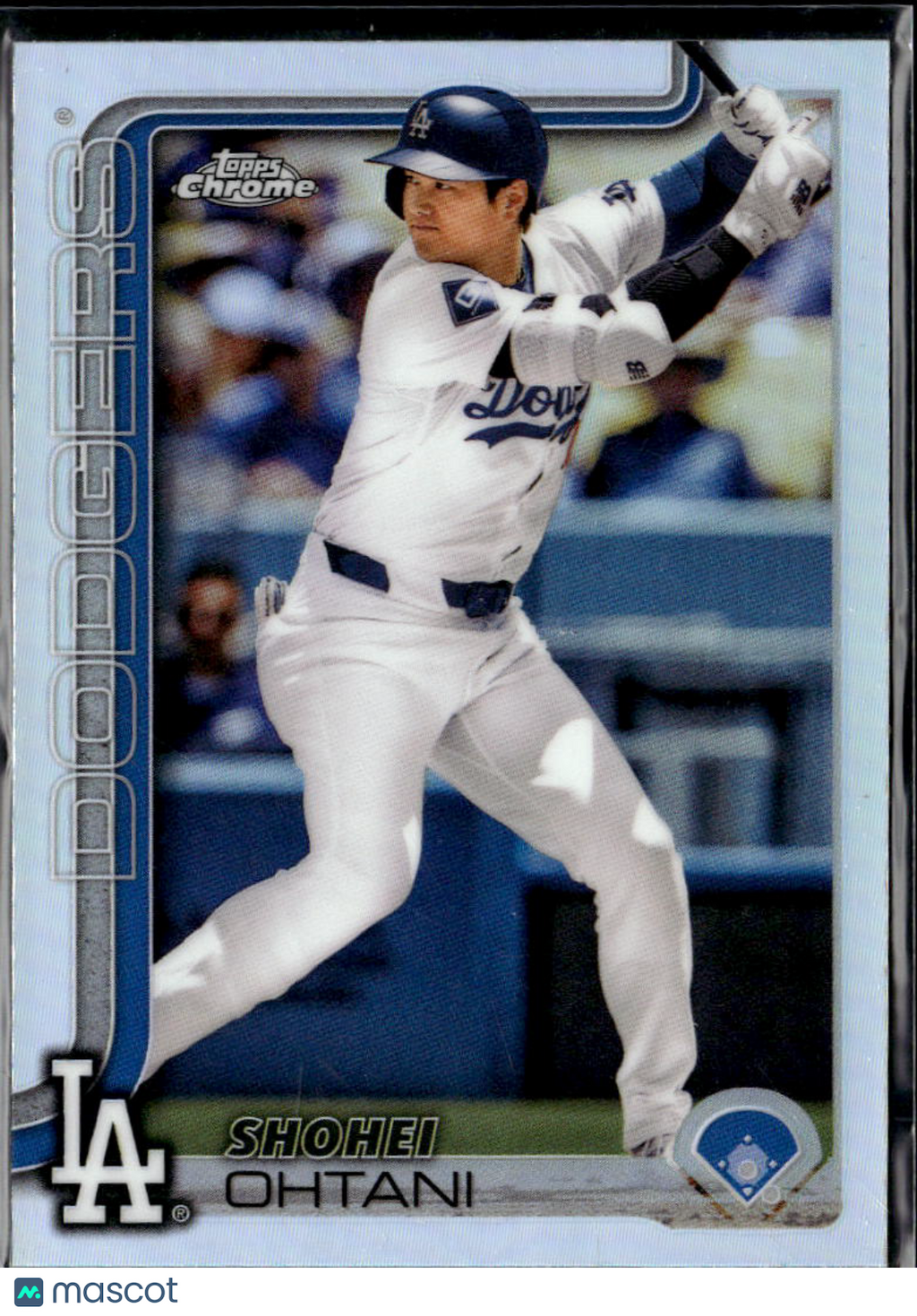 Shohei Ohtani 2025 Topps Chrome Refractor #1 Los Angeles Dodgers