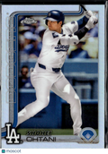 Shohei Ohtani 2025 Topps Chrome Refractor #1 Los Angeles Dodgers