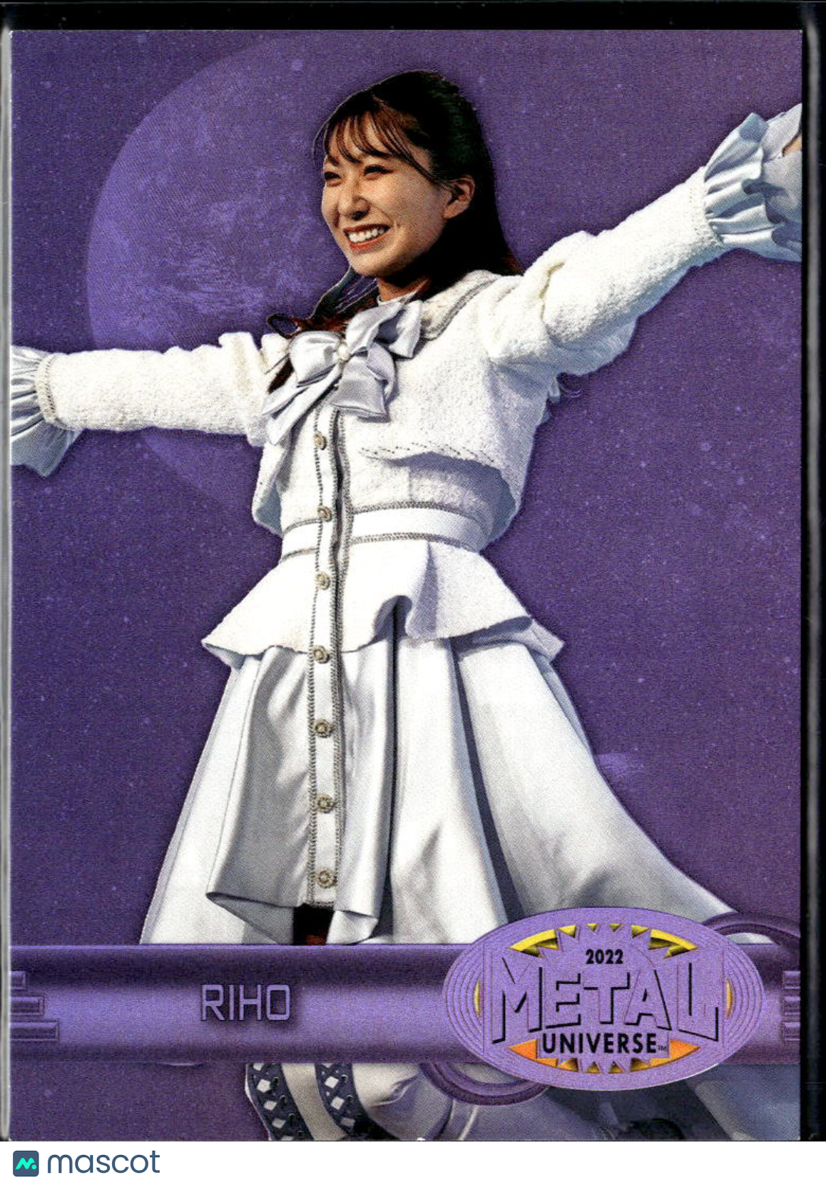 Riho 2022 SkyBox Metal Universe AEW Purple 38/199 All Elite Wrestling