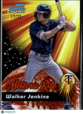 Walker Jenkins 2025 Bowman Chrome Meteoric Rise Orange Refractor 17/25 Twins