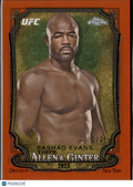 Rashad Evans 2025 Topps Chrome Allen & Ginter Orange Refractor UFC 2/25