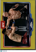 Brian Ortega 2025 Topps Chrome UFC GOLD Refractor #69 38/50