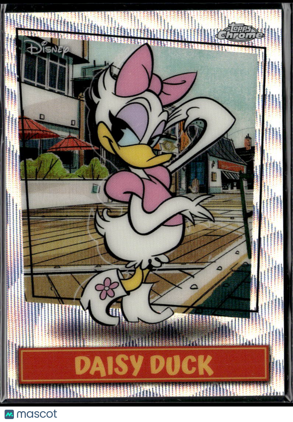 Daisy Duck 2026 Topps Chrome Disney Neon Mickey Shorts SSP SHORTPRINT #MSSP-14