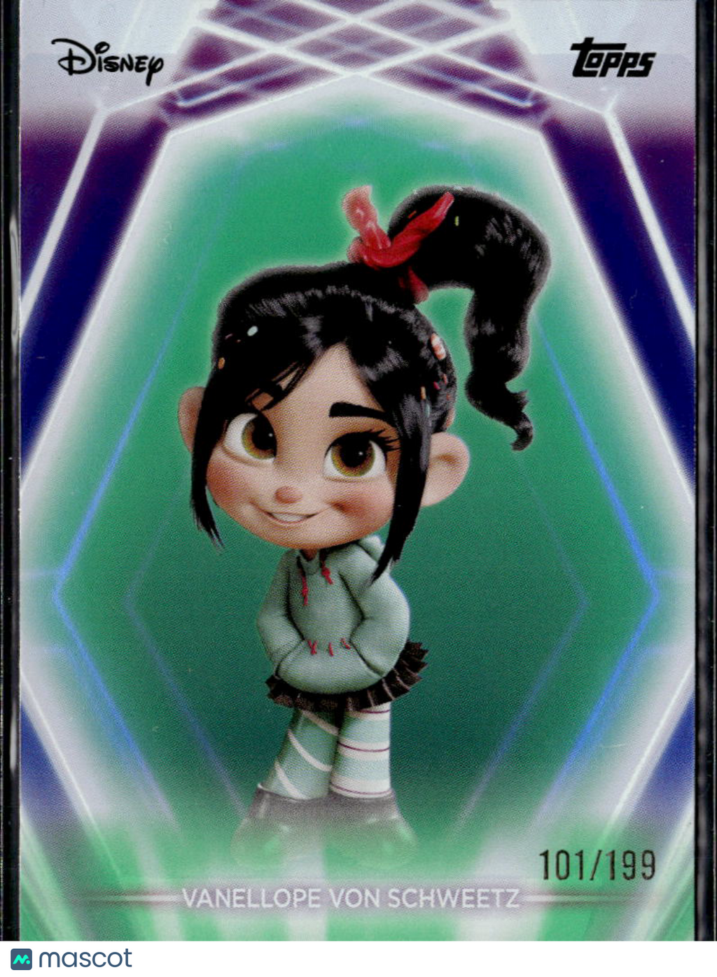 Vanellope Von Schweetz 2026 Topps Disney Neon Green 101/199 #109
