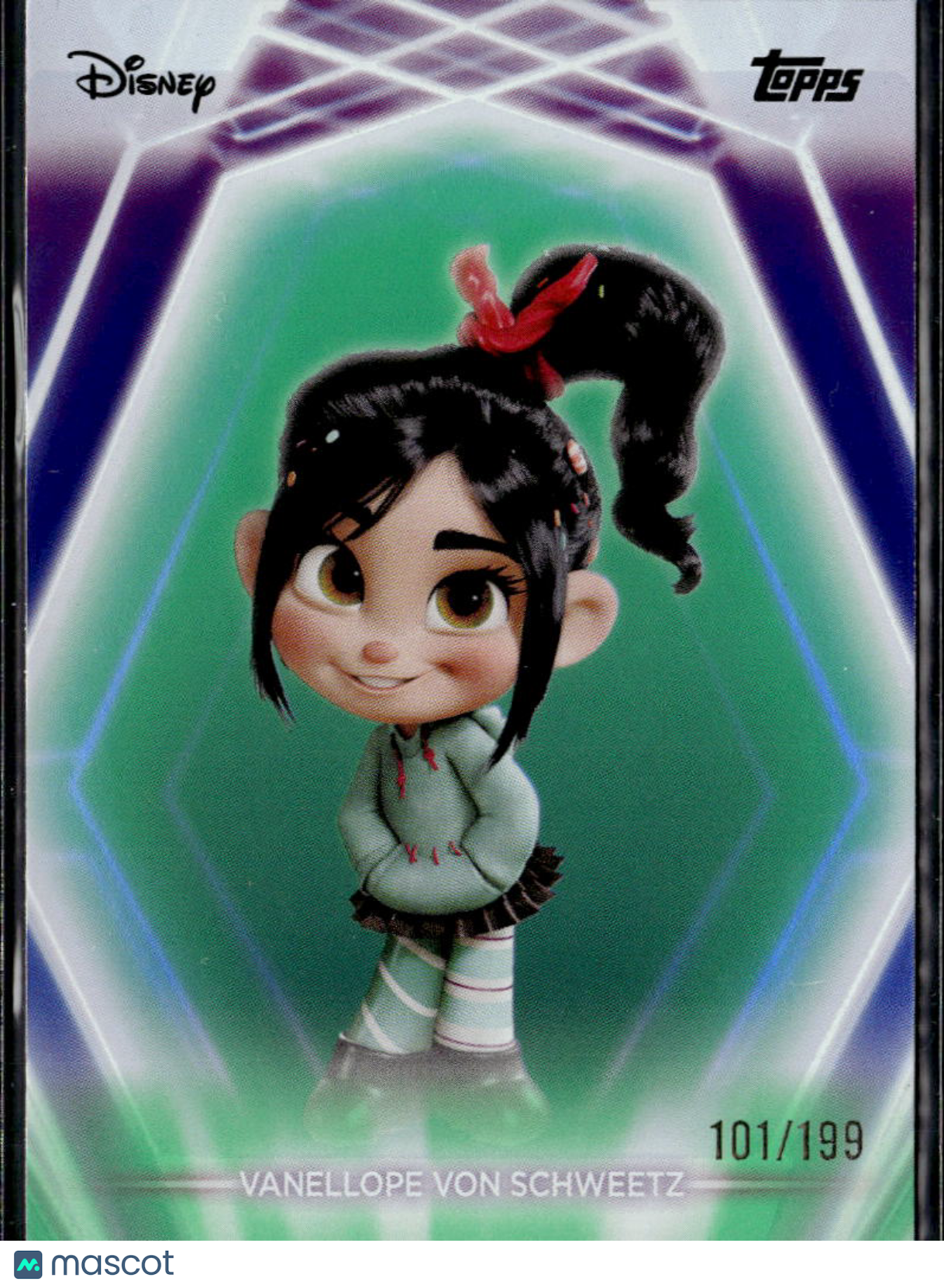 Vanellope Von Schweetz 2026 Topps Disney Neon Green 101/199 #109