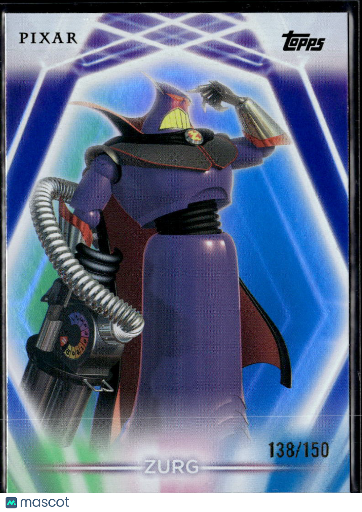 Zurg 2026 Topps Disney Neon Green Pink Blue 138/150 #34