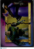 Buzz Lightyear / Zurg 2026 Topps Chrome Disney Neon GOLD Refractor 29/50 #FFR-3