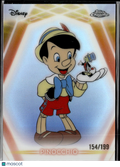 Pinocchio 2026 Topps Chrome Disney Neon Refractor 154/199 #CNE-86