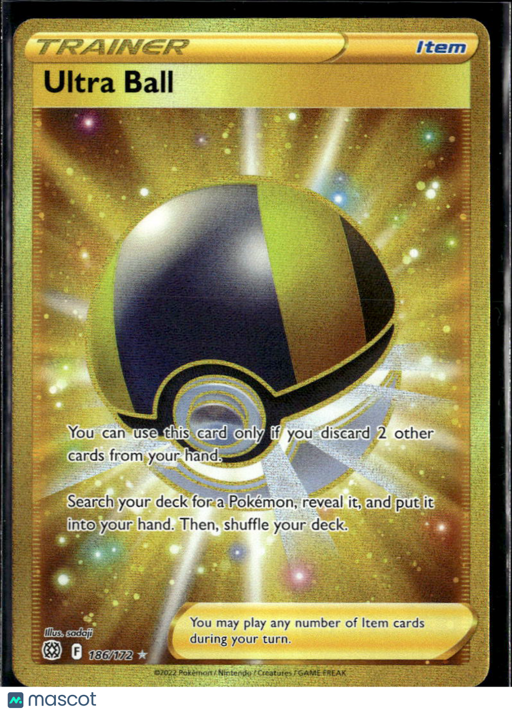 Ultra Ball 2022 Brilliant Stars Holo Secret Rare SR UR HR #186/172