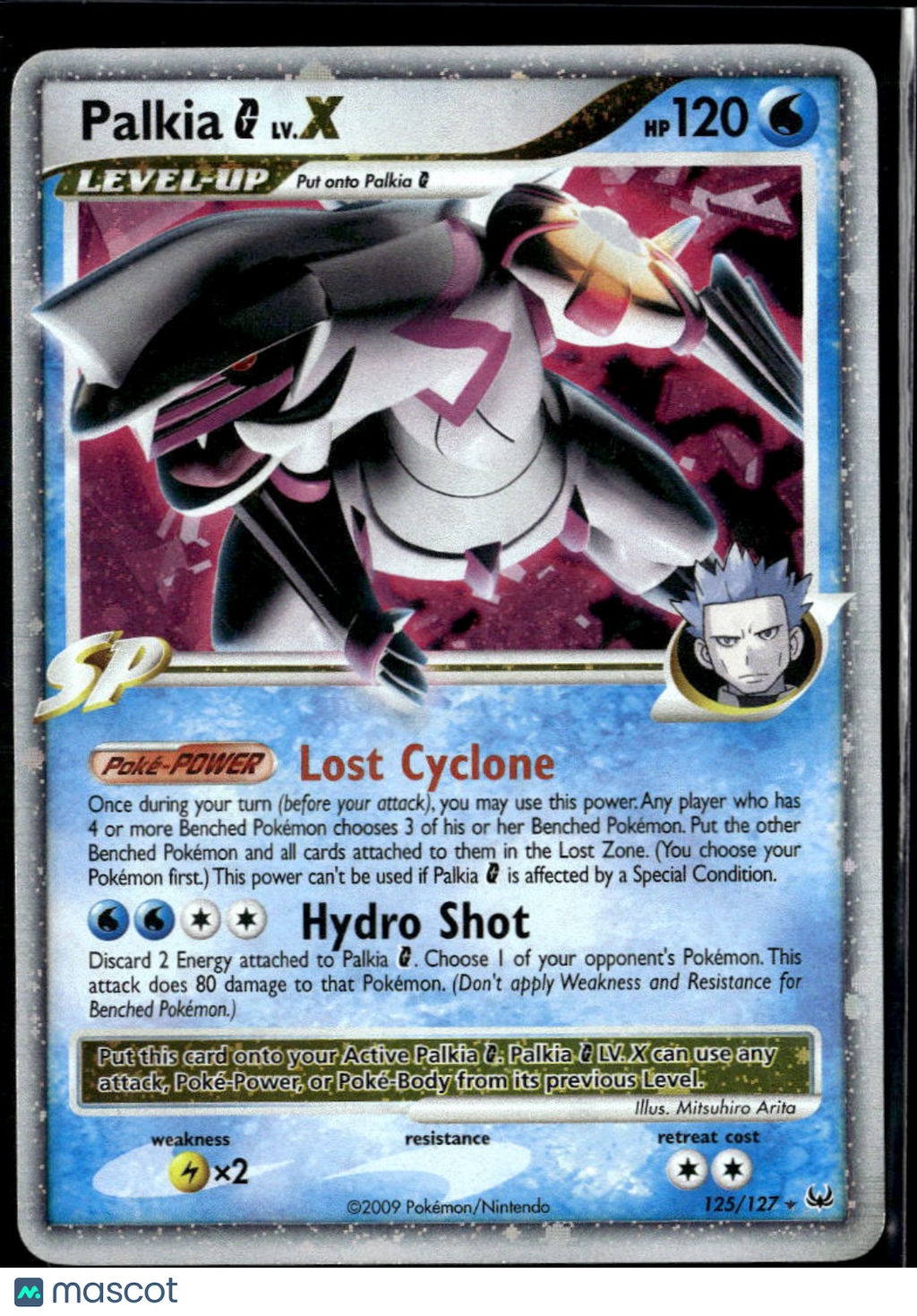 LP Palkia G LV.X 2009 Platinum Holo Rare #125/127
