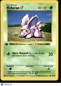 Nidoran ♂ 1999 Base Set 1st Edition #55/102