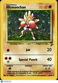 Hitmonchan 2000 Base Set 2 Holo Rare #8/130