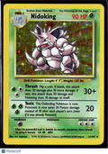 Nidoking 1999 Base Set Holo Rare #11/102
