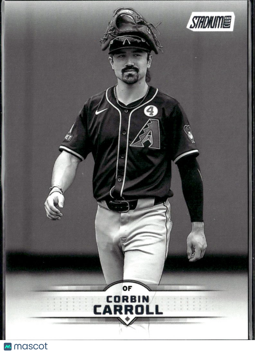 Corbin Carroll 2025 Topps Stadium Club Black and White SSP Arizona Diamondbacks