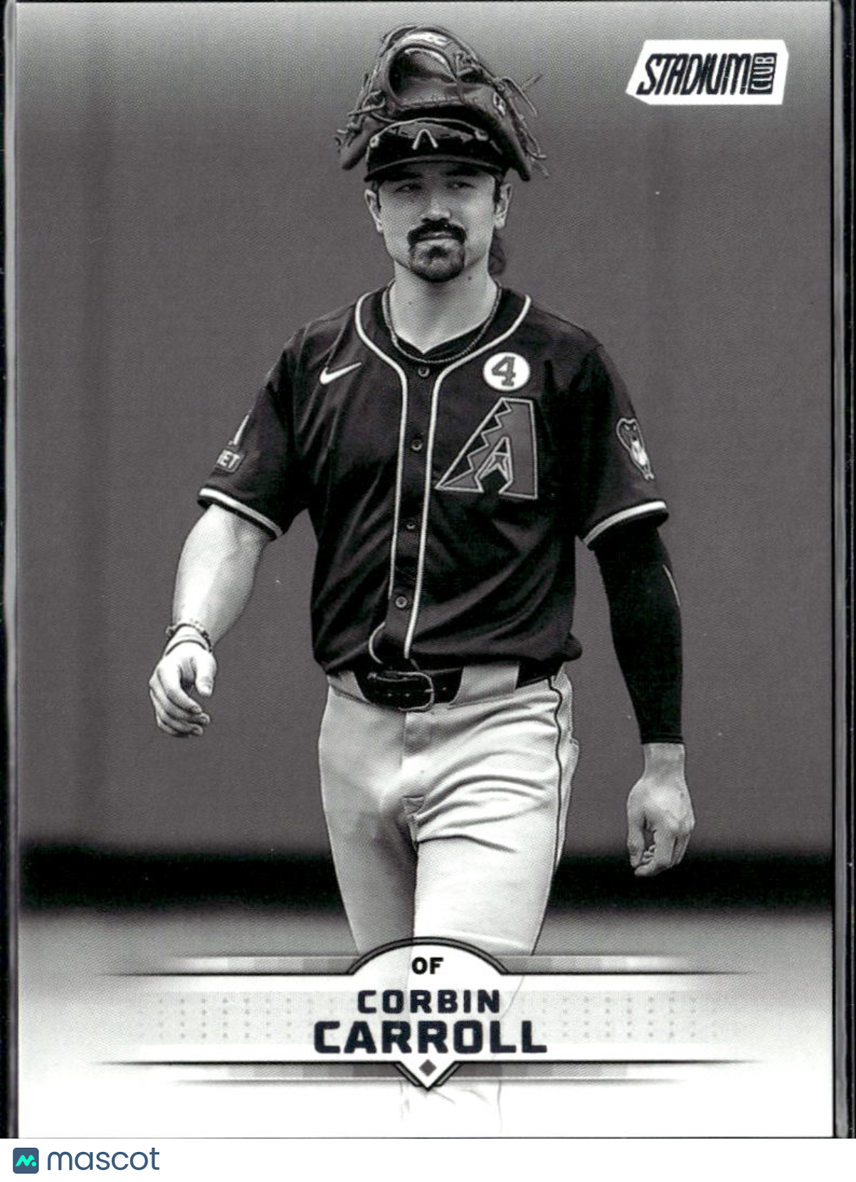 Corbin Carroll 2025 Topps Stadium Club Black and White SSP Arizona Diamondbacks
