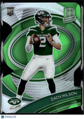 Zach Wilson 2021 Spectra Green Prizm Rookie RC 7/30 New York Jets