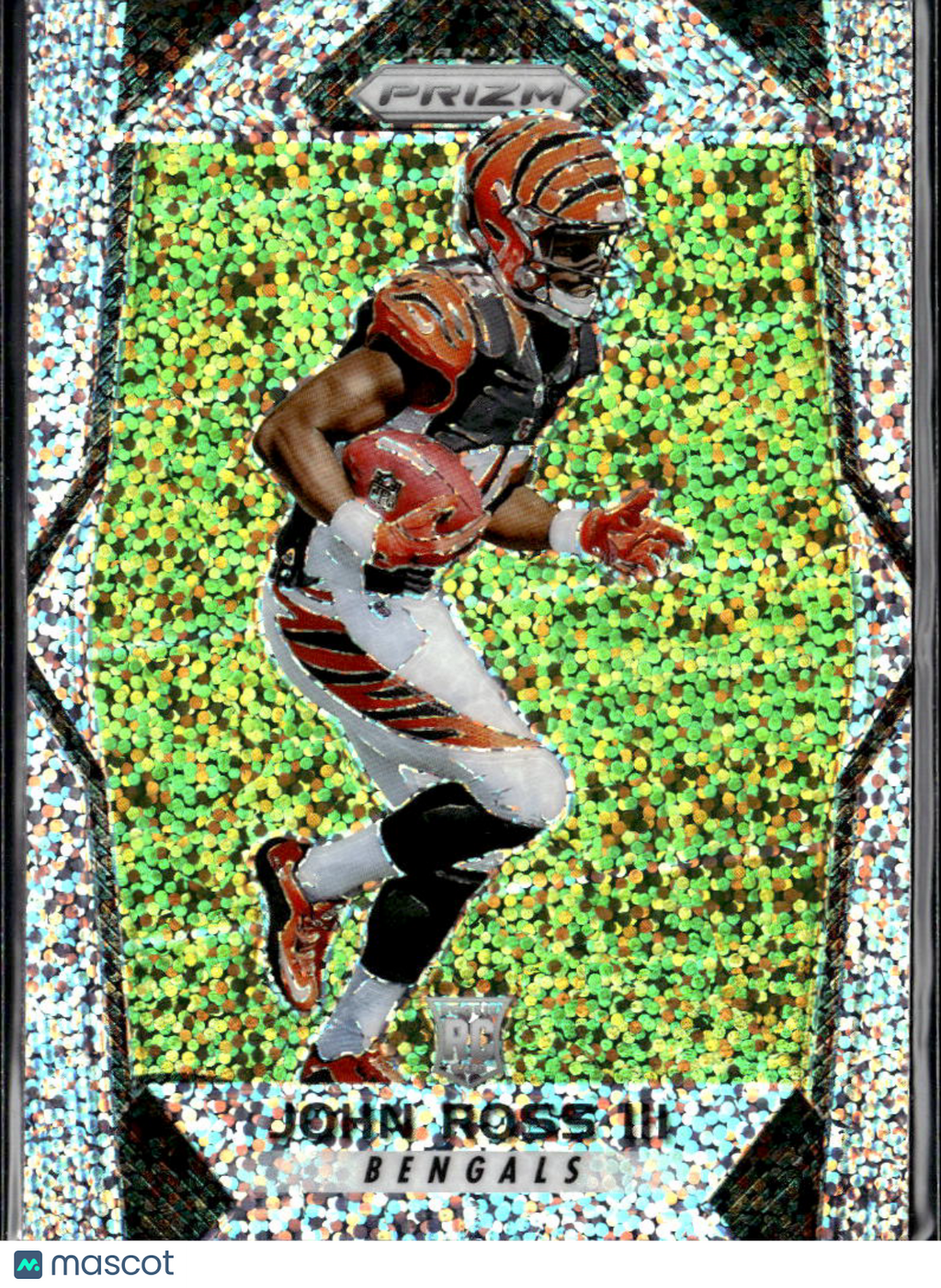 John Ross III 2017 Prizm RC White Sparkle Prizm SSP Cincinnati Bengals