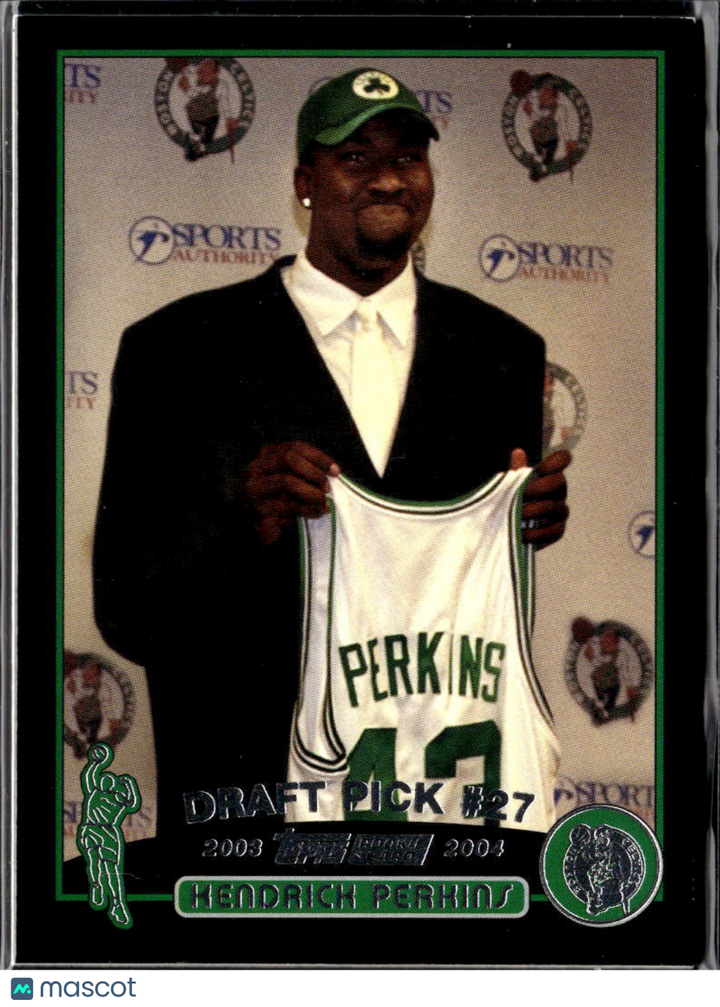 Kendrick Perkins 2003-04 Topps Black Rookie RC 479/500 Boston Celtics