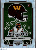 Jayden Daniels 2024 Contenders Optic X's and O's RC Rookie Washington Commanders