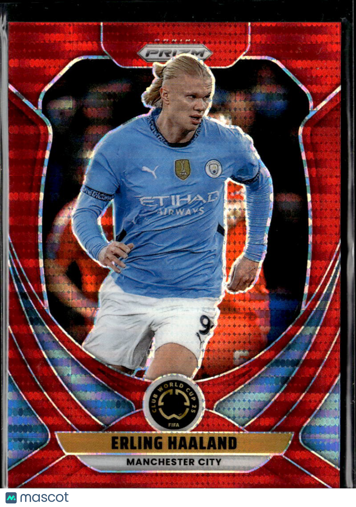 Erling Haaland 2025  Prizm FIFA Club World Cup Red 295/299 Manchester City
