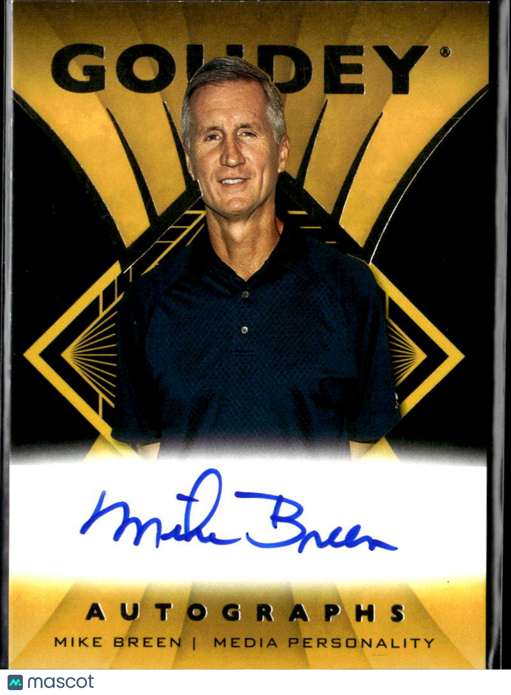 Mike Breen 2023 Upper Deck Goodwin Goudey Autograph Auto New York Knicks