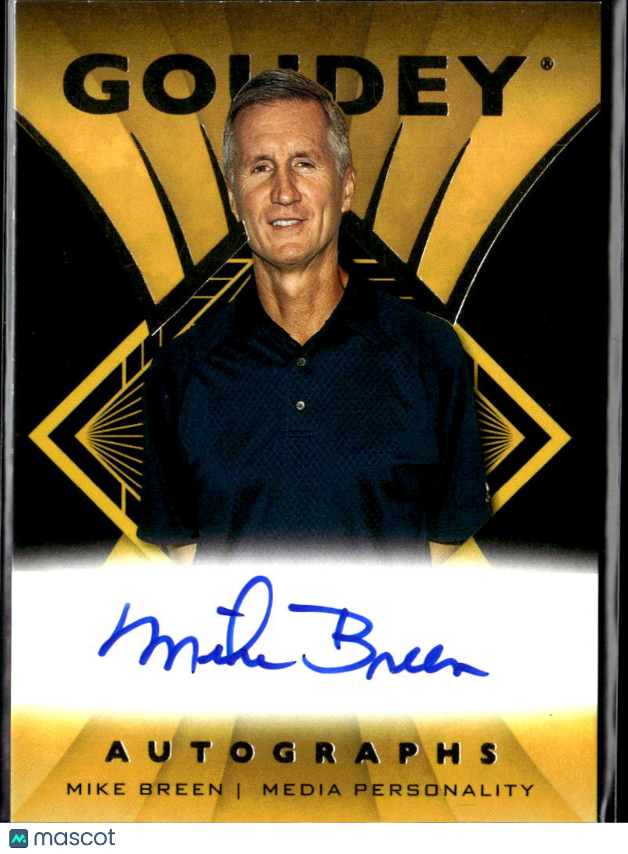 Mike Breen 2023 Upper Deck Goodwin Goudey Autograph Auto New York Knicks