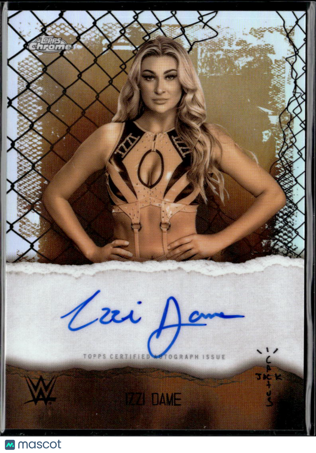 Izzi Dame 2025 Topps Chrome WWE Auto Autograph Astro Knights NXT