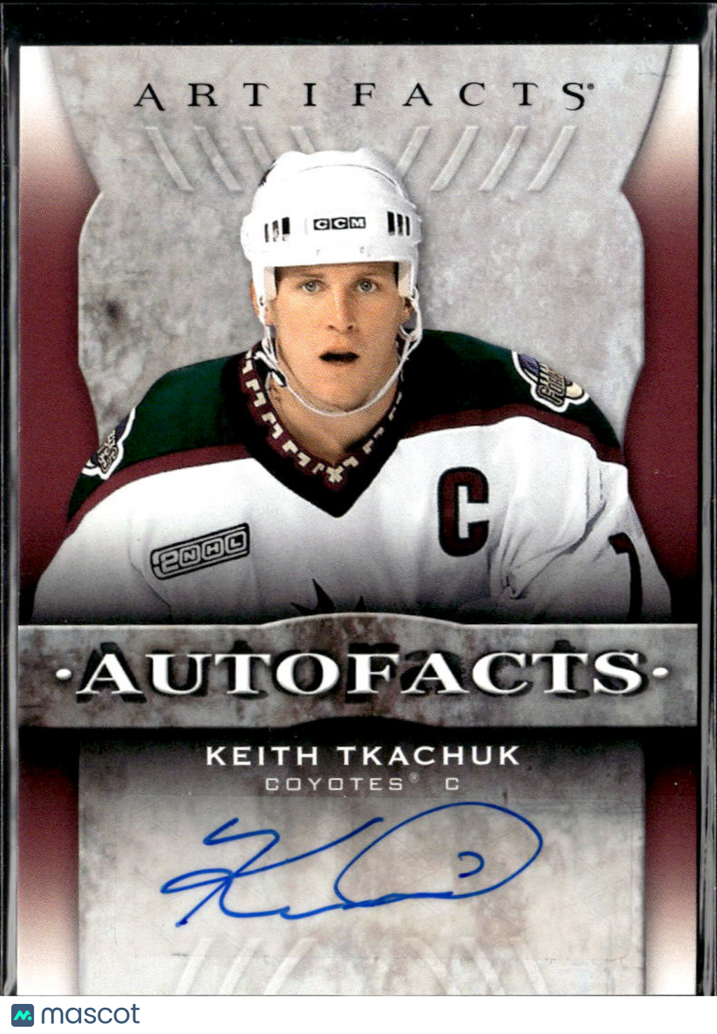 Keith Tkachuk 2021 Upper Deck Artifacts Autofacts Auto Autograph Phoenix Coyotes