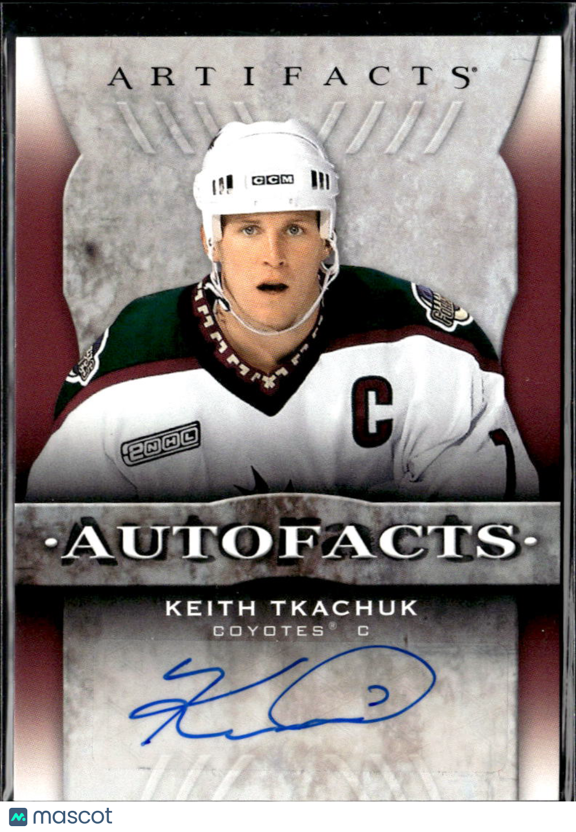 Keith Tkachuk 2021 Upper Deck Artifacts Autofacts Auto Autograph Phoenix Coyotes