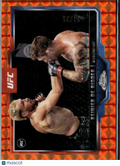 Reinier de Ridder 2025 Topps Chrome UFC Orange Geometric Refractor Rookie 11/25