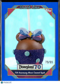 Caramel Apple 2025 Topps Disneyland 70th Anniversary Snack Time BLUE 79/99 #105