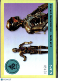 C-3PO 2025 Topps Star Wars Star Tours GOLD 02/50 #T55-13