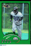 Edward Ed Reed 2002 Topps Chrome REFRACTOR Rookie RC #208 Baltimore Ravens