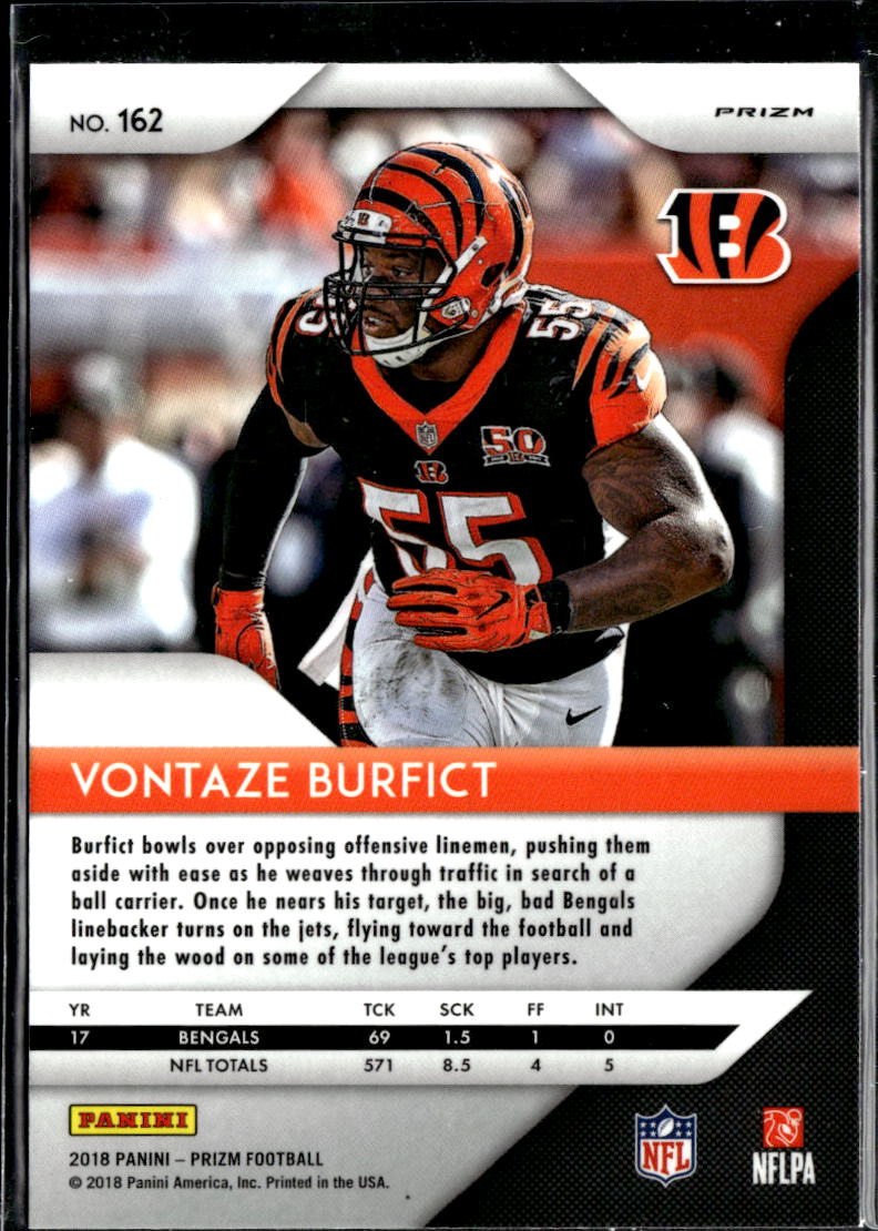 Vontaze Burfict 2018 Prizm Retail Red Prizm SSP SHORTPRINT Cincinnati Bengals