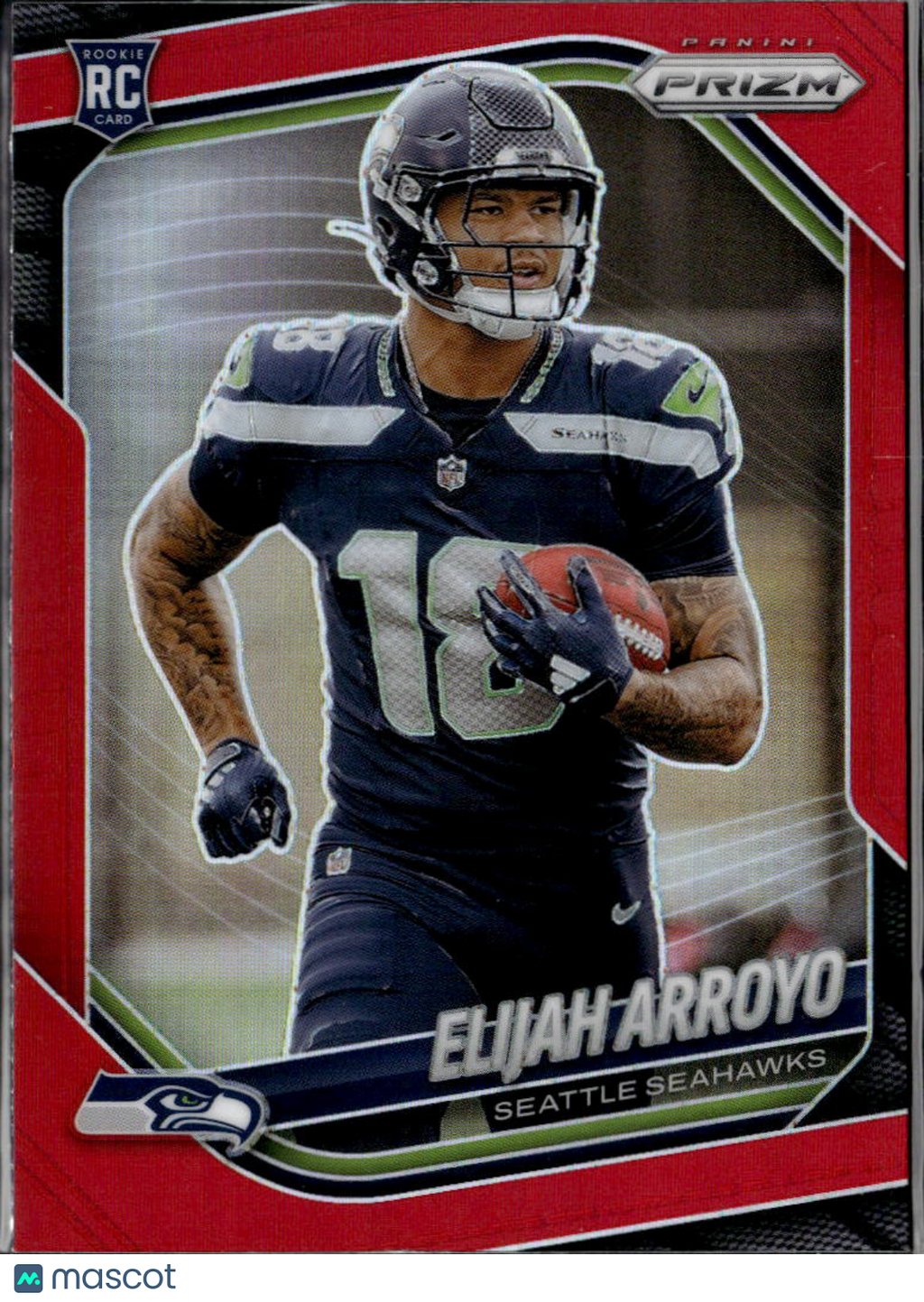 Elijah Arroyo 2025 Prizm Retail Red Prizm SSP Rookie RC Seattle Seahawks