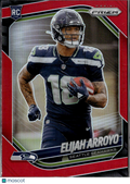 Elijah Arroyo 2025 Prizm Retail Red Prizm SSP Rookie RC Seattle Seahawks