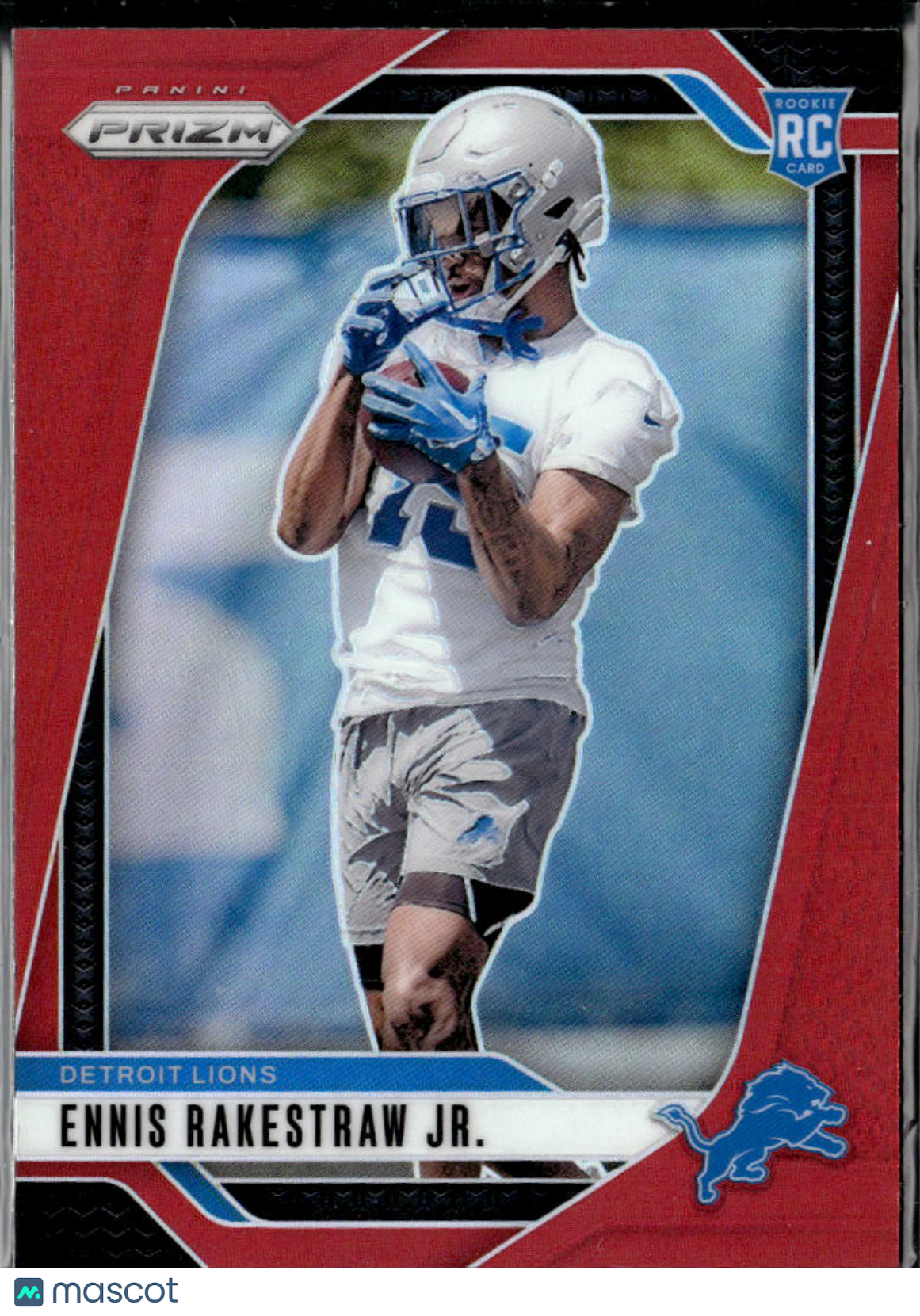 Ennis Rakestraw Jr. 2024 Prizm Retail Red Prizm Rookie SSP RC Detroit Lions