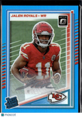 Jalen Royals 2025 Optic Rated Rookie Auto Autograph RC /299 Kansas City Chiefs