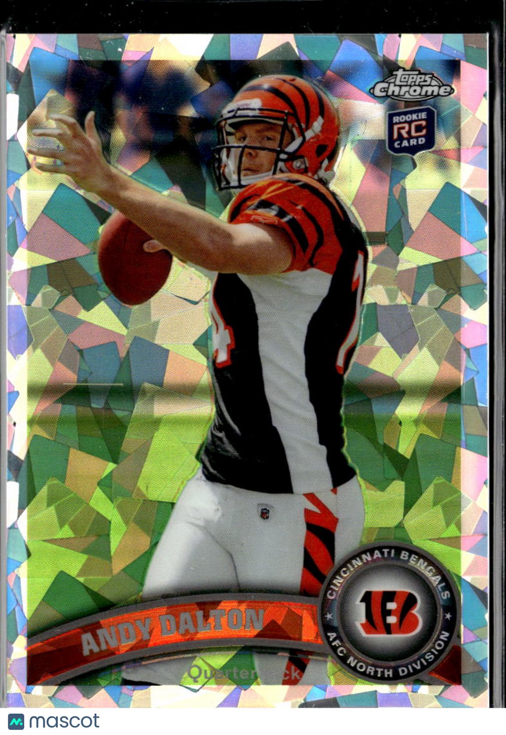 Andy Dalton 2011 Topps Chrome Atomic Refractor Rookie 126/139 Cincinnati Bengals