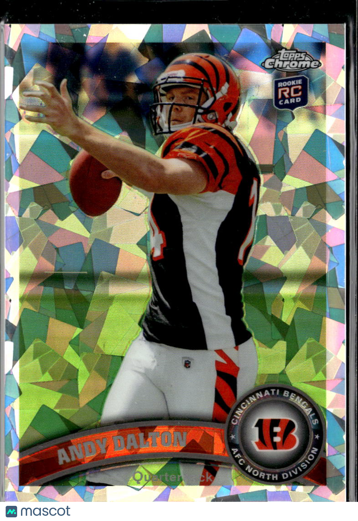 Andy Dalton 2011 Topps Chrome Atomic Refractor Rookie 126/139 Cincinnati Bengals