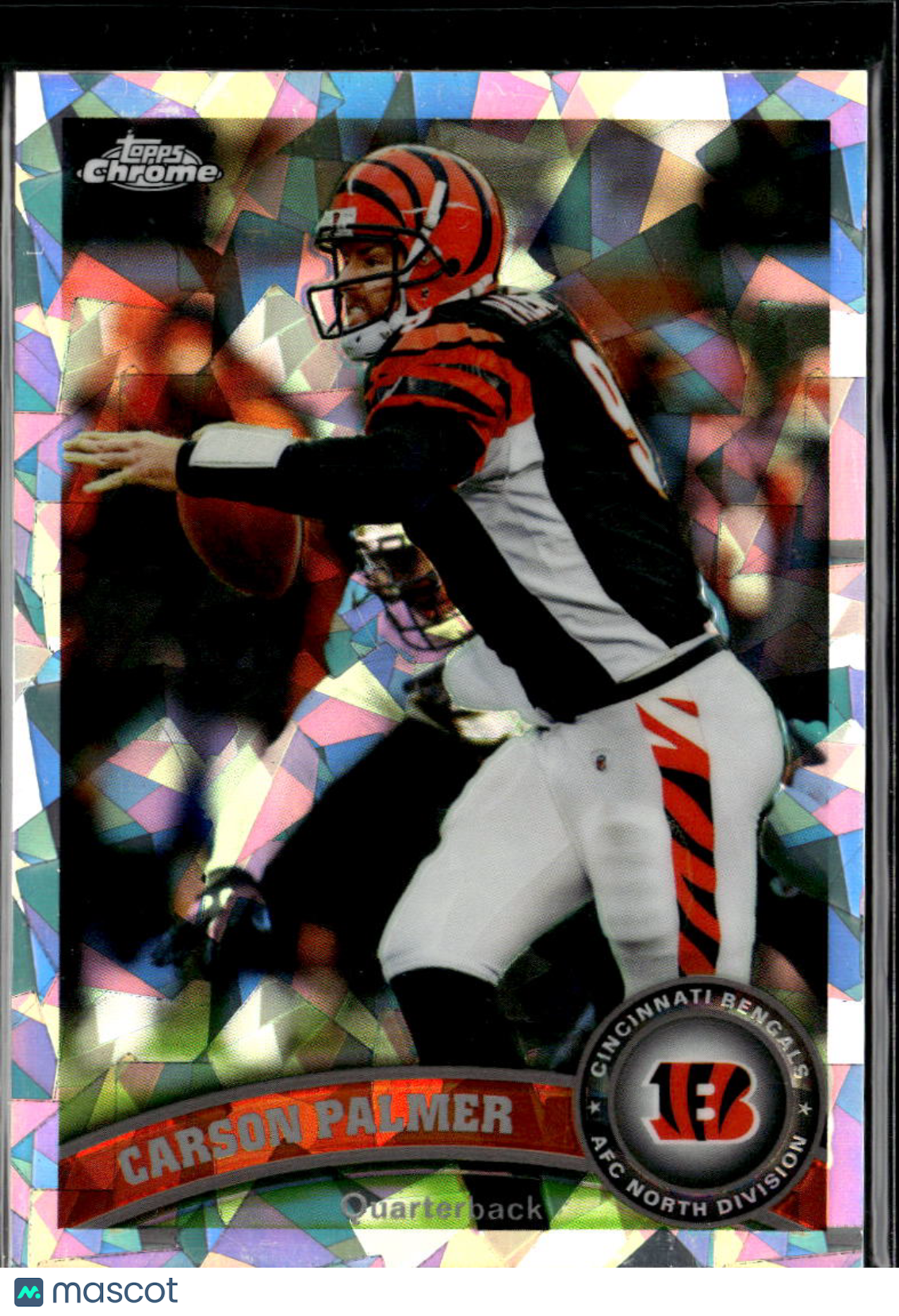 Carson Palmer 2011 Topps Chrome Atomic Refractor 89/139 Cincinnati Bengals