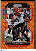 Tee Higgins 2021 Prizm Orange Wave Prizm 1/60 Cincinnati Bengals