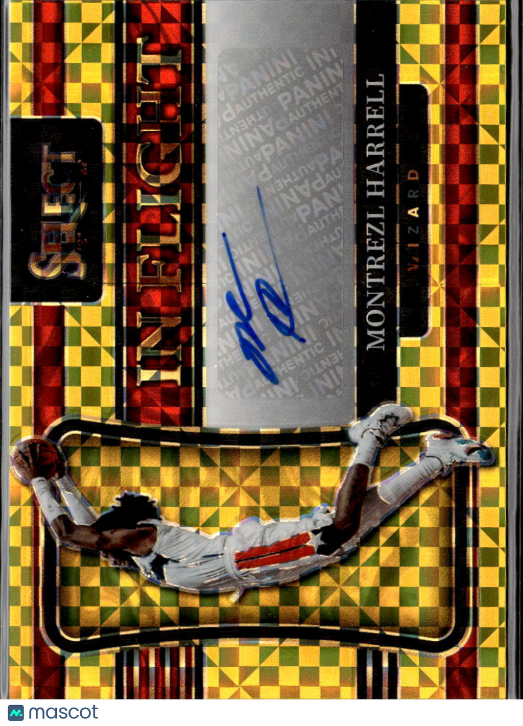 Montrezl Harrell 2021-22 Select GOLD Prizm Auto Autograph 9/10 Wizards