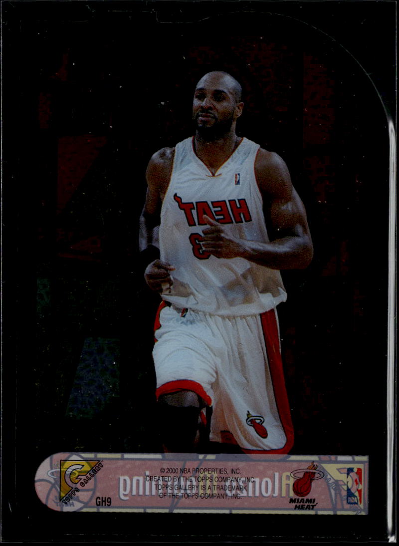 Alonzo Mourning 2000 Topps Gallery Gallery of Heroes Stained Glass Miami Heat