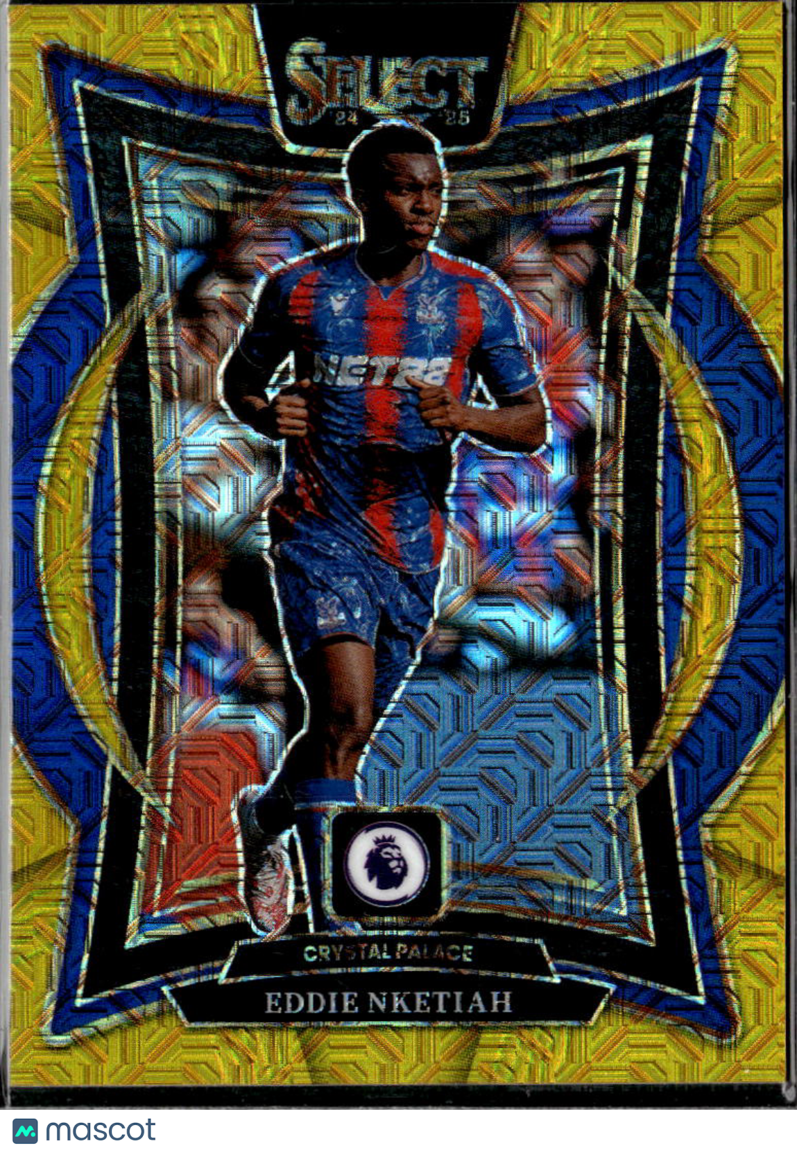 Eddie Nketiah 2024-25 Select Gold Mojo Prizm 6/10 Crystal Palace