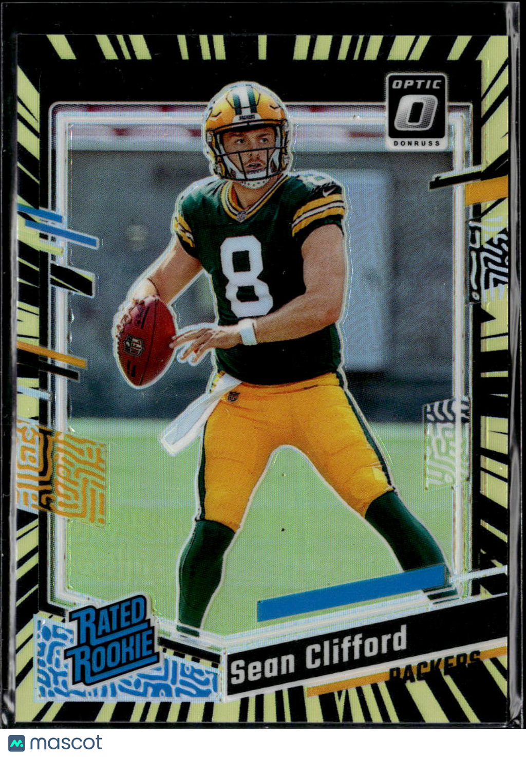 Sean Clifford 2023 Optic Electricity Prizm Rated Rookie 13/69 Green Bay Packers