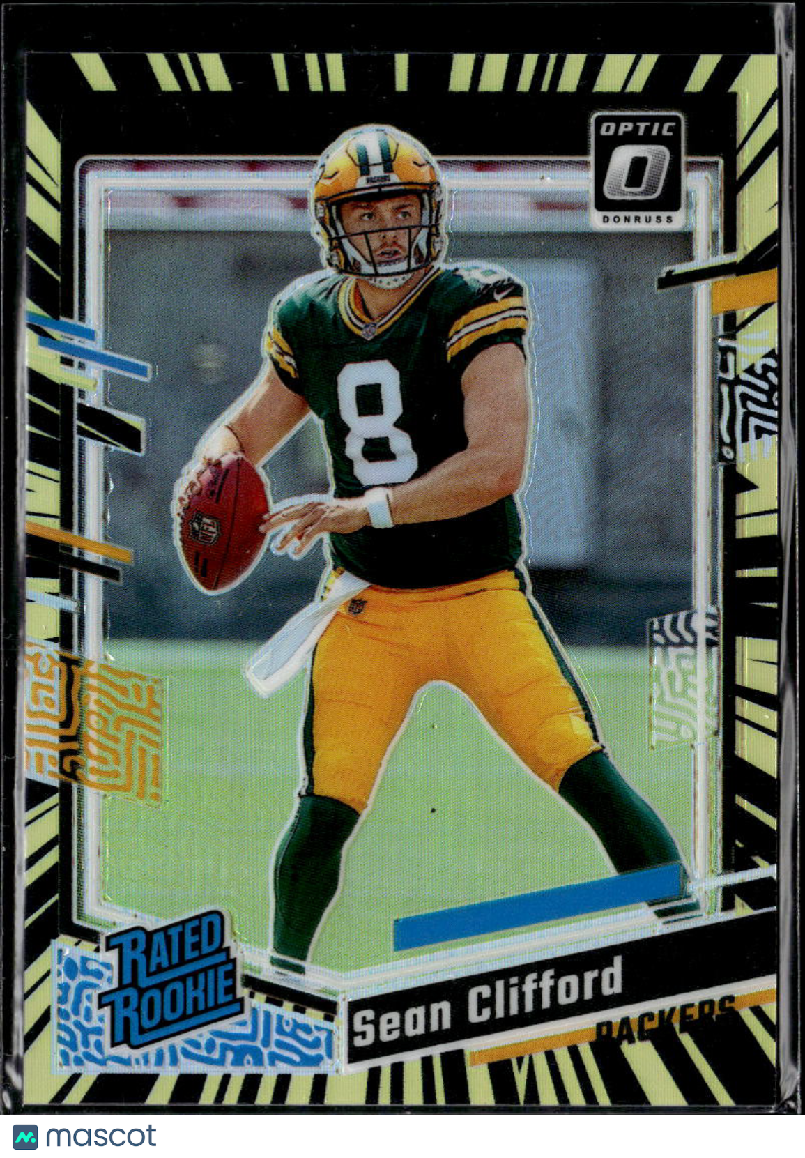 Sean Clifford 2023 Optic Electricity Prizm Rated Rookie 13/69 Green Bay Packers